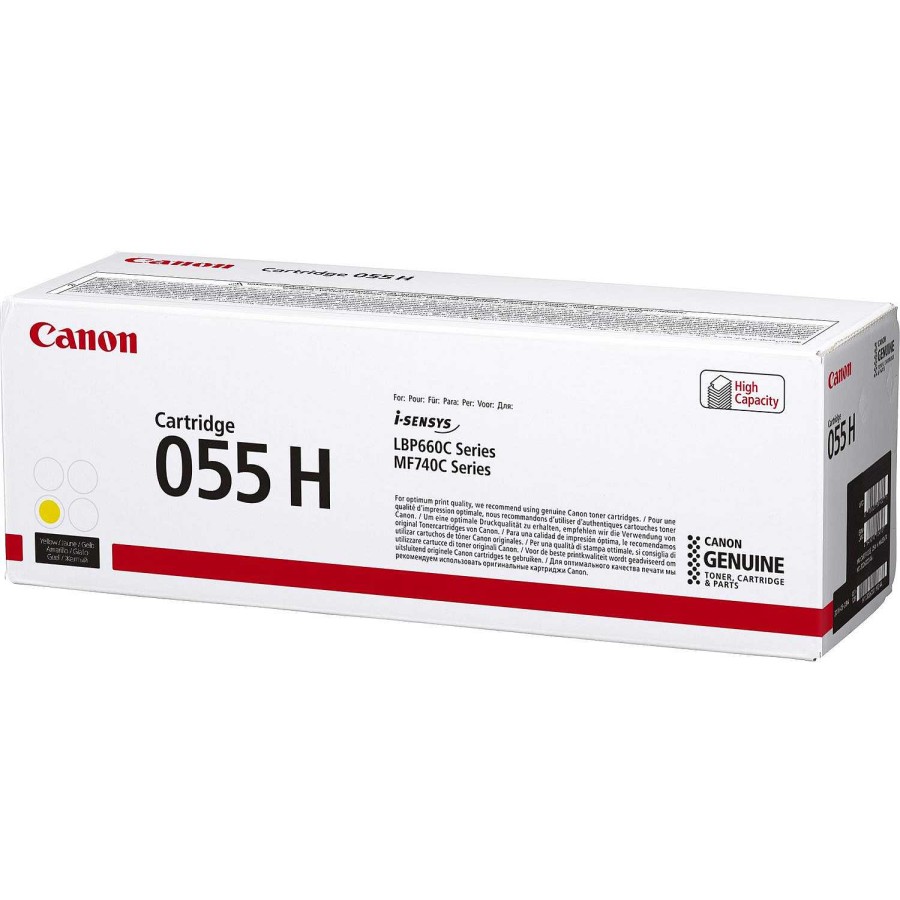 Canon Cartuccia Toner A Resa Elevata Canon 055 H, Giallo Toner