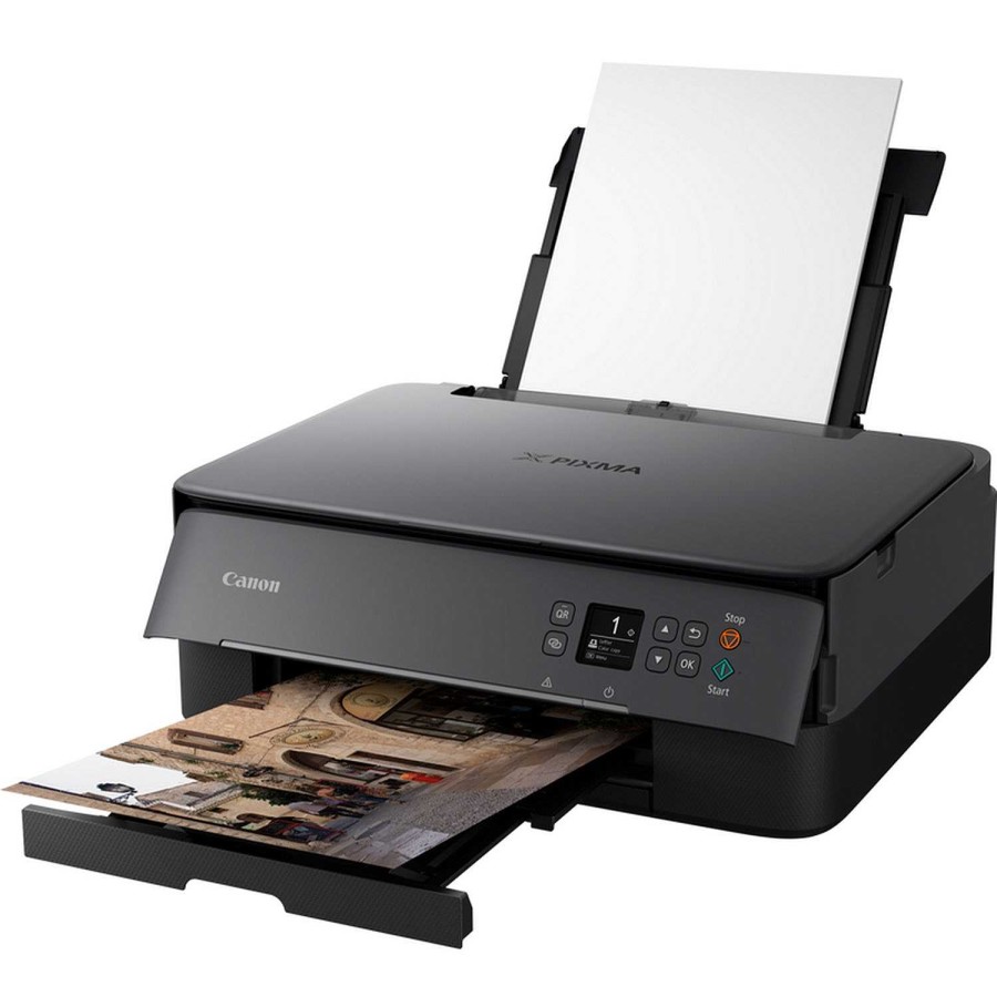 Canon Stampante Fotografica Wireless Inkjet A Colori 3 In 1 Canon Pixma Ts5350I, Nero Stampanti Per La Casa