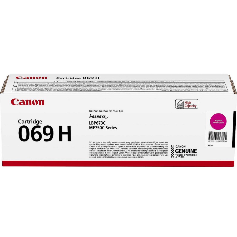 Canon Cartuccia Toner Magenta Canon 069H Toner