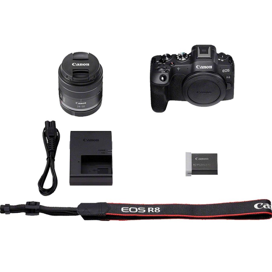 Canon Fotocamera Mirrorless Canon Eos R8 E Obiettivo Rf 24-50Mm F4.5-6.3 Is Stm Fotocamere Mirrorless