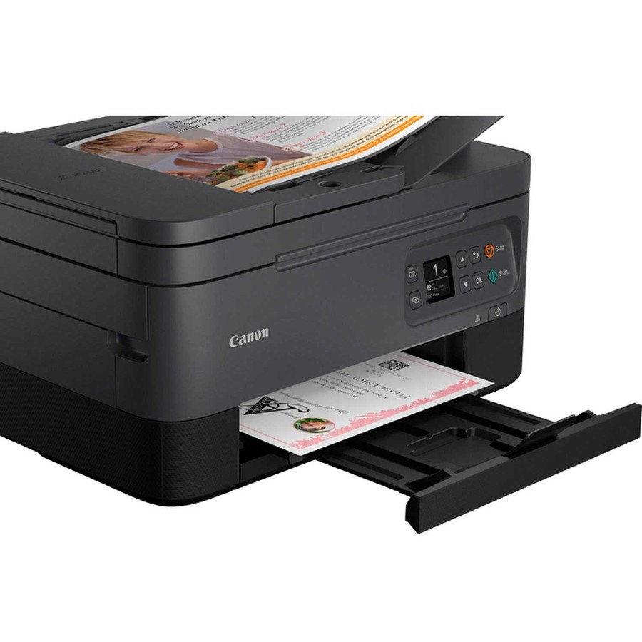 Canon Stampante Fotografica Wireless Inkjet A Colori 3 In 1 Canon Pixma Ts7450I, Nero Stampanti Per La Casa