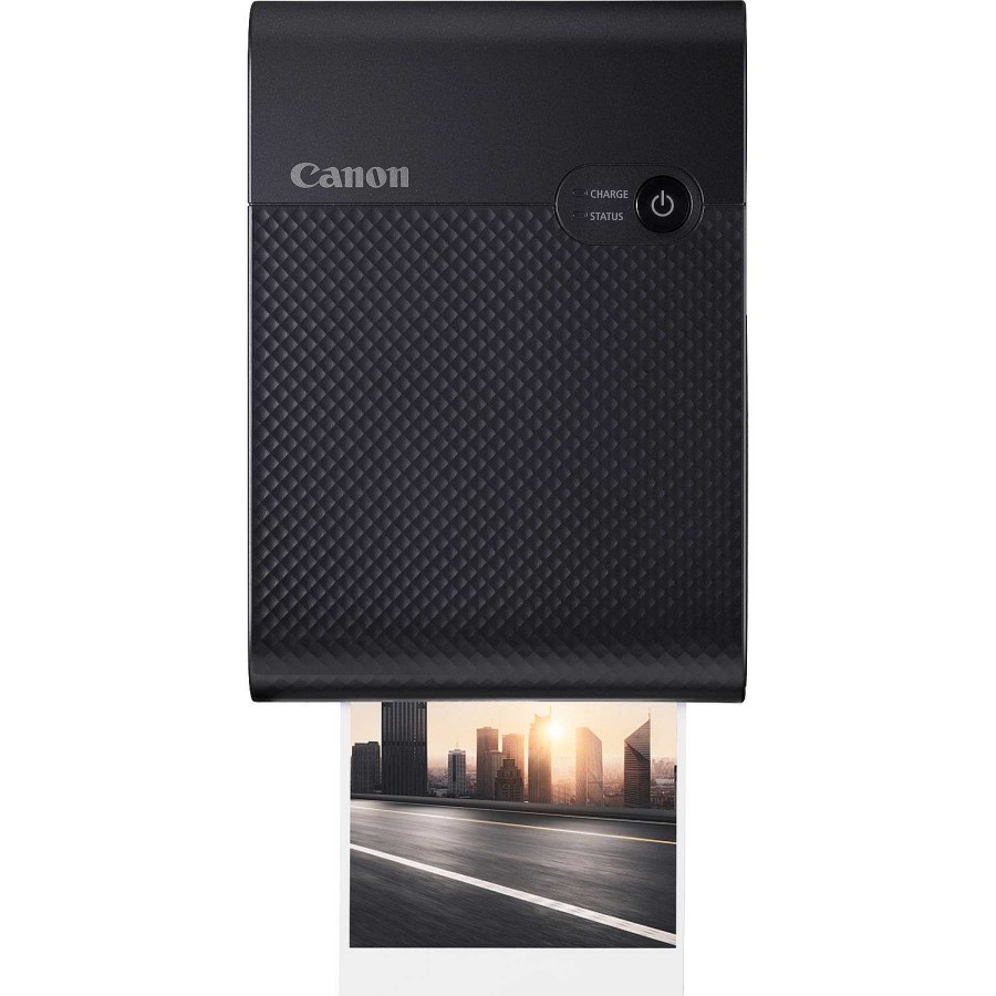 Canon Stampante Fotografica Portatile Wireless A Colori Canon Selphy Square Qx10 Premium Kit, Nero Stampanti Fotografiche