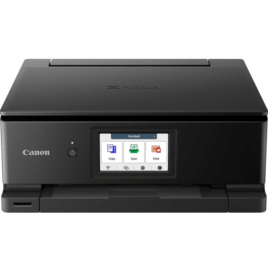 Canon Stampante Fotografica Wireless Inkjet A Colori Multifunzione Canon Pixma Ts8750, Nero Stampanti Per La Casa