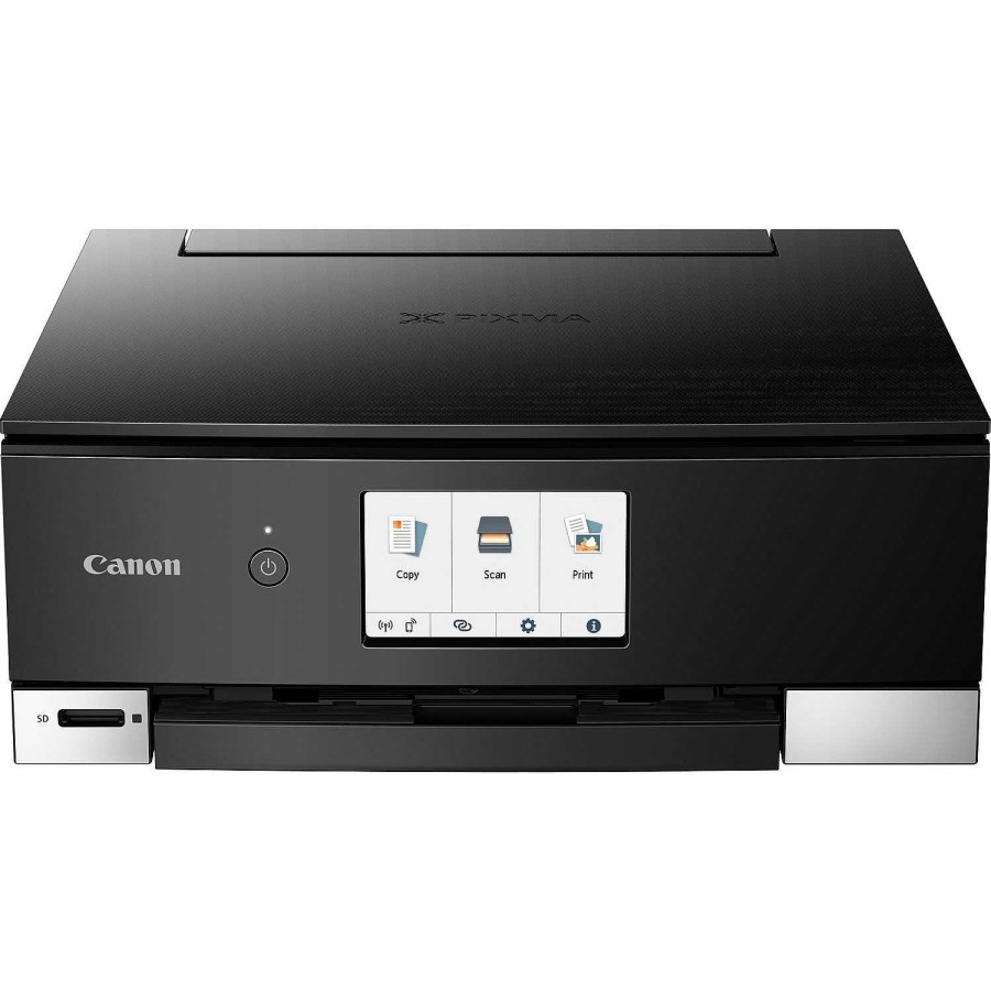 Canon Stampante Fotografica Wireless Inkjet A Colori Multifunzione Canon Pixma Ts8350A, Nero Stampanti Per La Casa