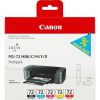 Canon 5 Cartucce D'Inchiostro Multipack Canon Pgi-72 Mbk/C/M/Y/R D'Inchiostro