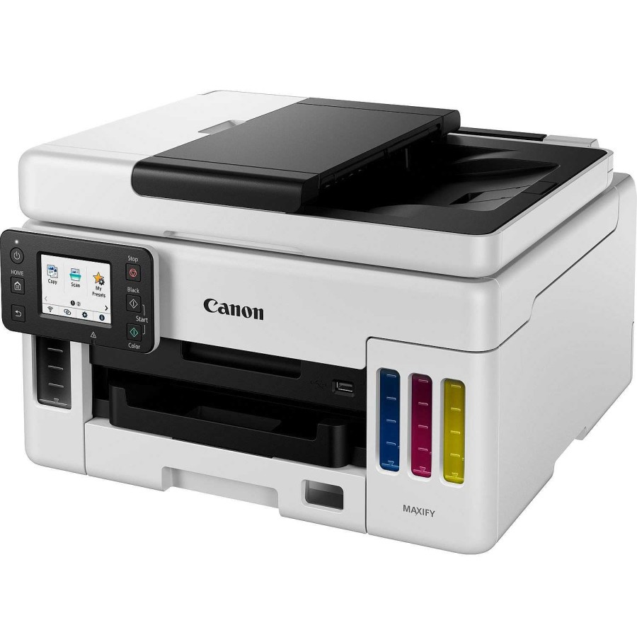 Canon Stampante Wireless 3 In 1 A Getto D'Inchiostro Ricaricabile Maxify Gx6050 Di Canon Stampanti Per Home Office E Piccoli Uffici