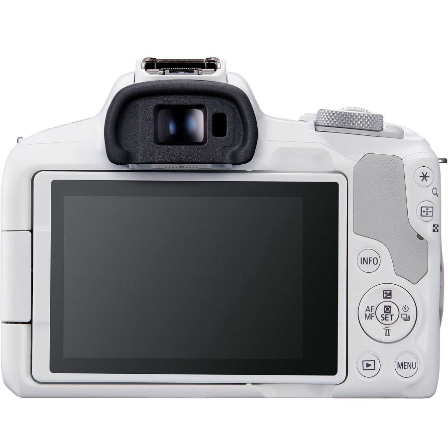 Canon Fotocamera Mirrorless Canon Eos R50, Bianco + Obiettivo Rf-S 18-45Mm F4.5-6.3 Is Stm Fotocamere Mirrorless