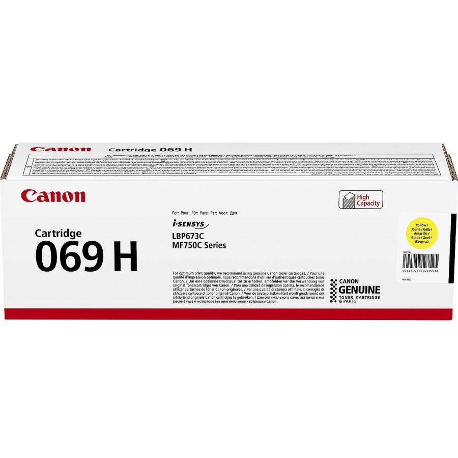 Canon Cartuccia Toner Giallo Canon 069H Toner