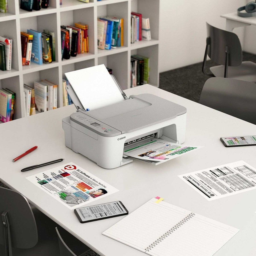 Canon Stampante Fotografica Wireless Inkjet A Colori Multifunzione Canon Pixma Ts3451, Bianco Stampanti Per La Casa