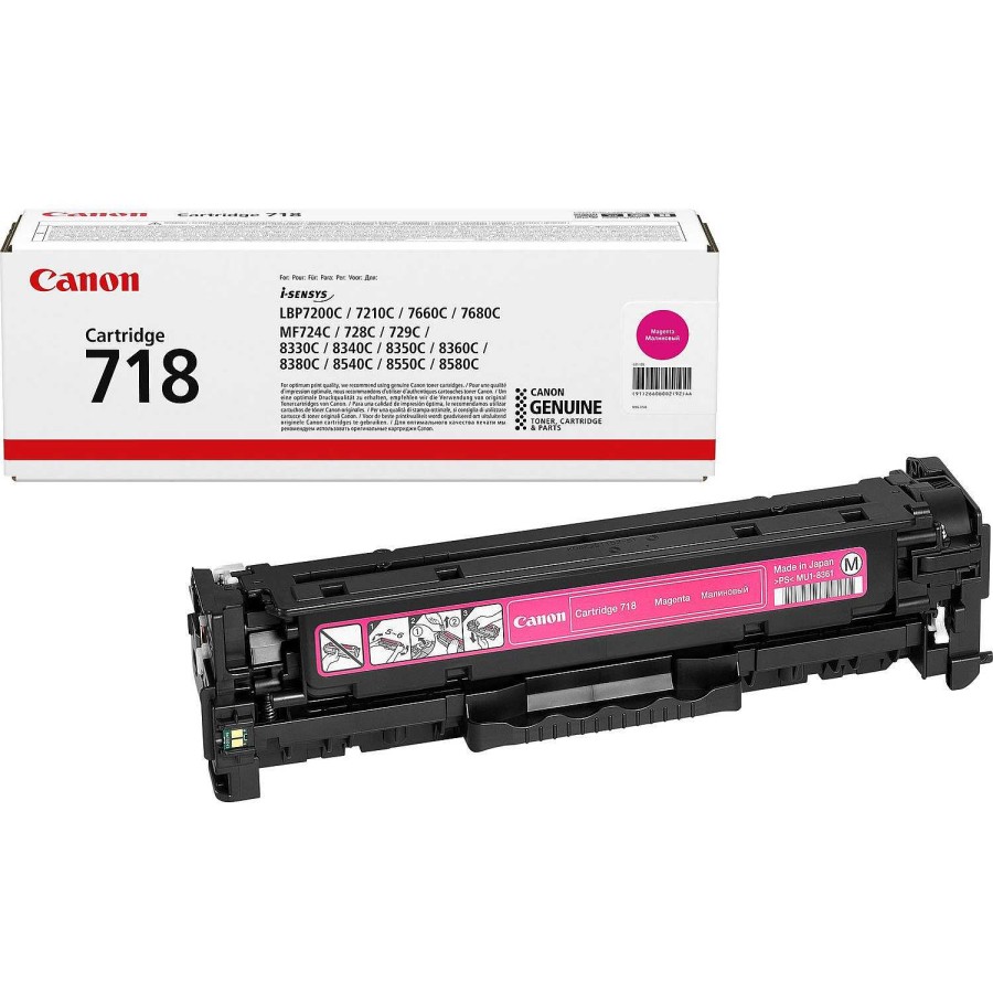 Canon Cartuccia Toner Magenta Canon 718M Toner