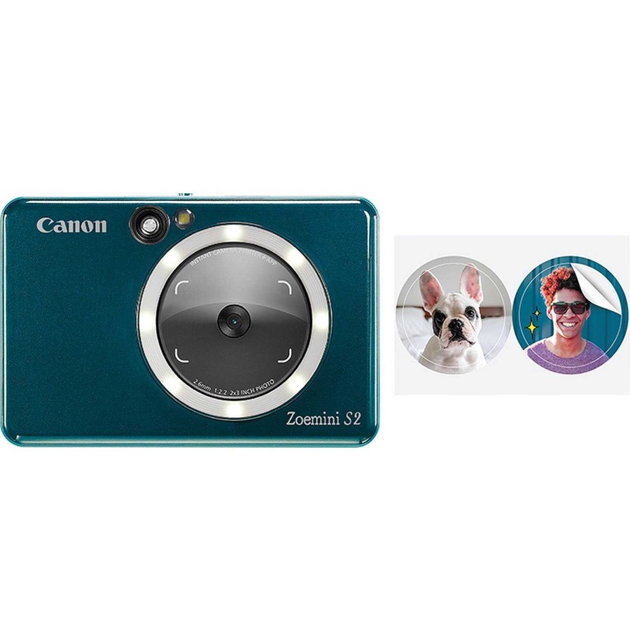 Canon Fotocamera Istantanea A Colori Canon Zoemini S2, Verde Acqua Macchine Fotografiche Istantanee