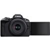 Canon Fotocamera Mirrorless Canon Eos R50, Nero + Obiettivo Rf-S 18-45Mm F4.5-6.3 Is Stm + Zaino + Scheda Sd + Batteria Aggiuntiva Fotocamere Mirrorless