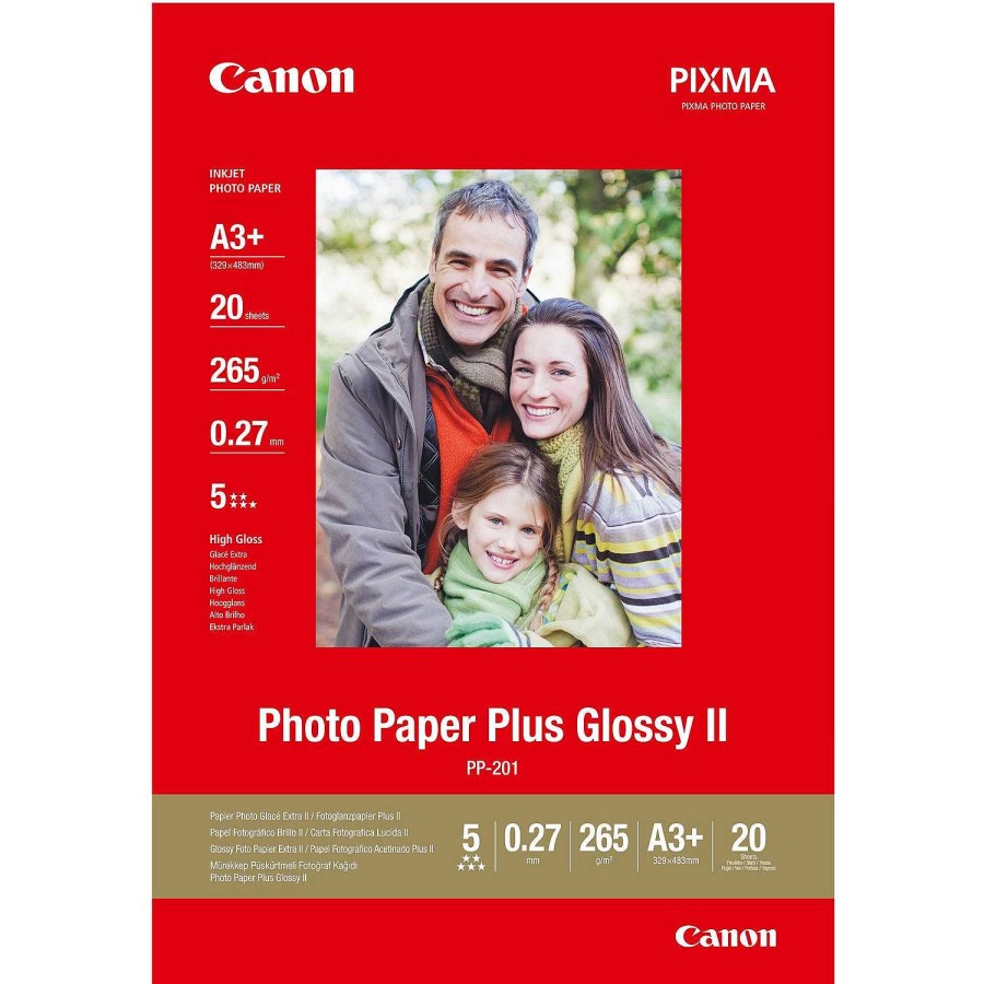 Canon Carta Fotografica Canon Plus Glossy Ii Pp-201 A3 Plus - 20 Fogli Carta