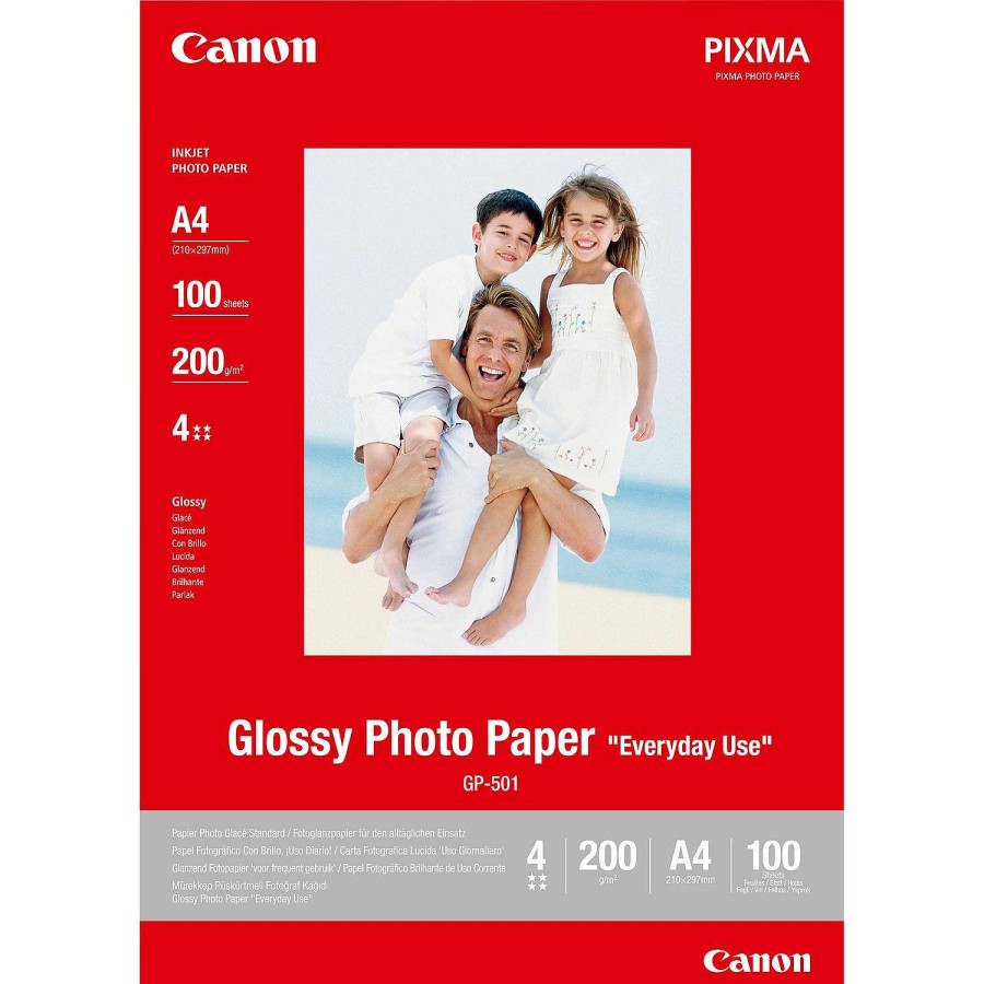 Canon Carta Fotografica Lucida Canon Gp-501 A4 - 100 Fogli Carta