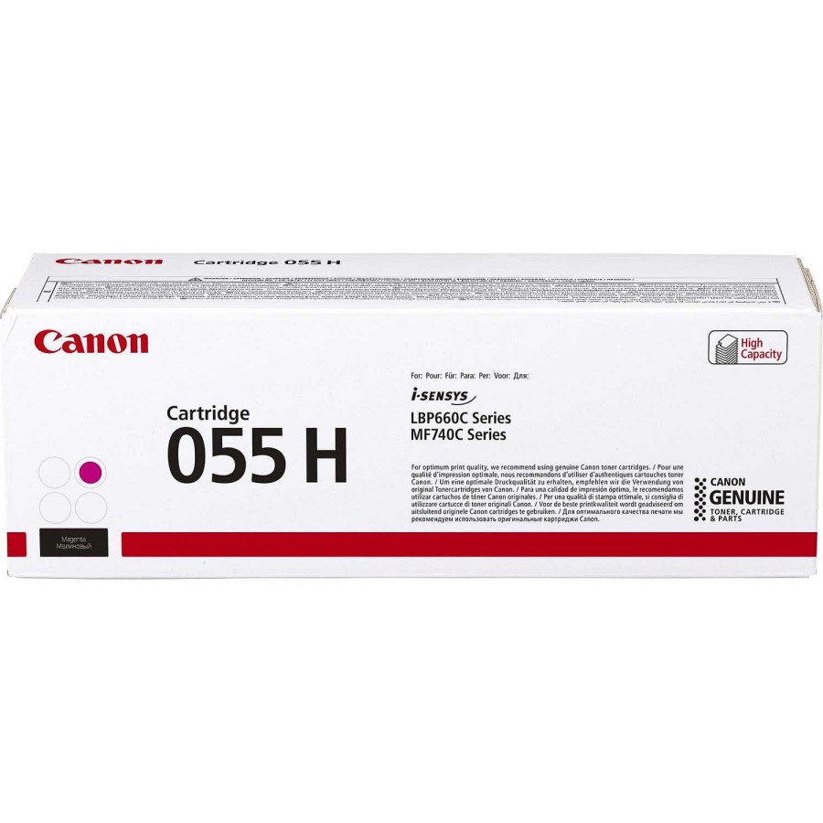 Canon Cartuccia Toner A Resa Elevata Canon 055 H, Magenta Toner