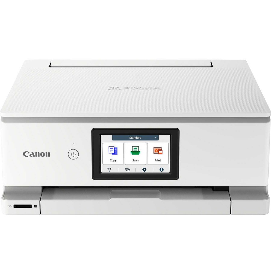 Canon Stampante Fotografica Wireless Inkjet A Colori Multifunzione Canon Pixma Ts8751, Bianco Stampanti Per La Casa