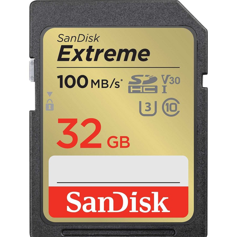 Canon Confezione Doppia Scheda Di Memoria Sandisk Extreme Sdhc Uhs-I C10 Da 32 Gb Accessori Per Fotocamera