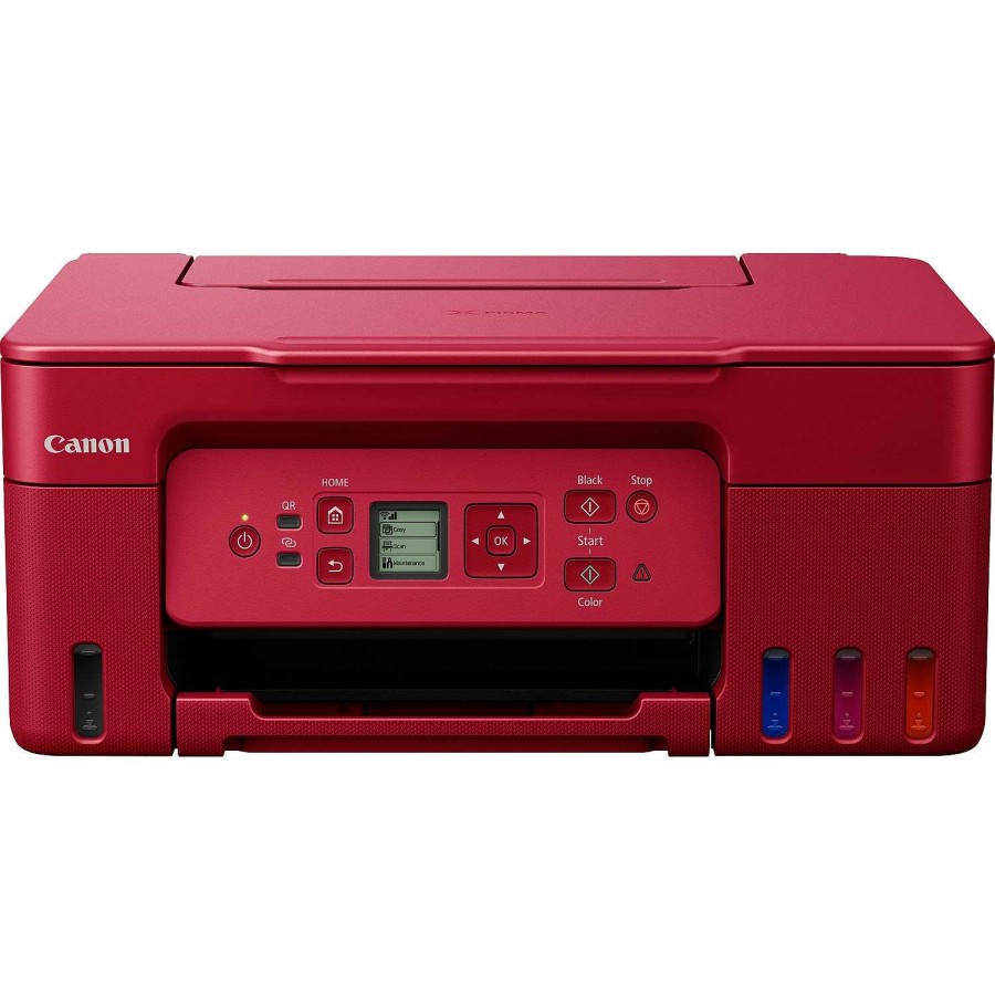 Canon Stampante A Colori Ricaricabile Wireless 3 In 1 Megatank Pixma G3572 Canon, Rosso Stampanti Per La Casa