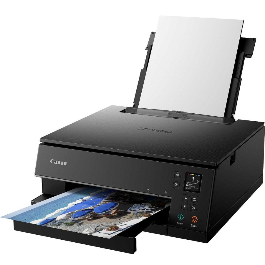 Canon Stampante Fotografica Wireless Inkjet A Colori Multifunzione Canon Pixma Ts6350A, Nero Stampanti Per La Casa