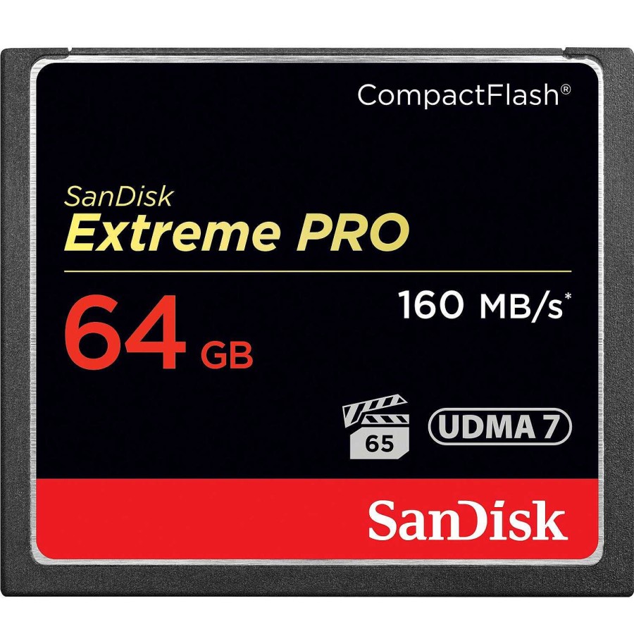 Canon Scheda Di Memoria Sandisk Extreme Pro Compactflash, 160 Mb/S, 64 Gb Accessori Per Fotocamera