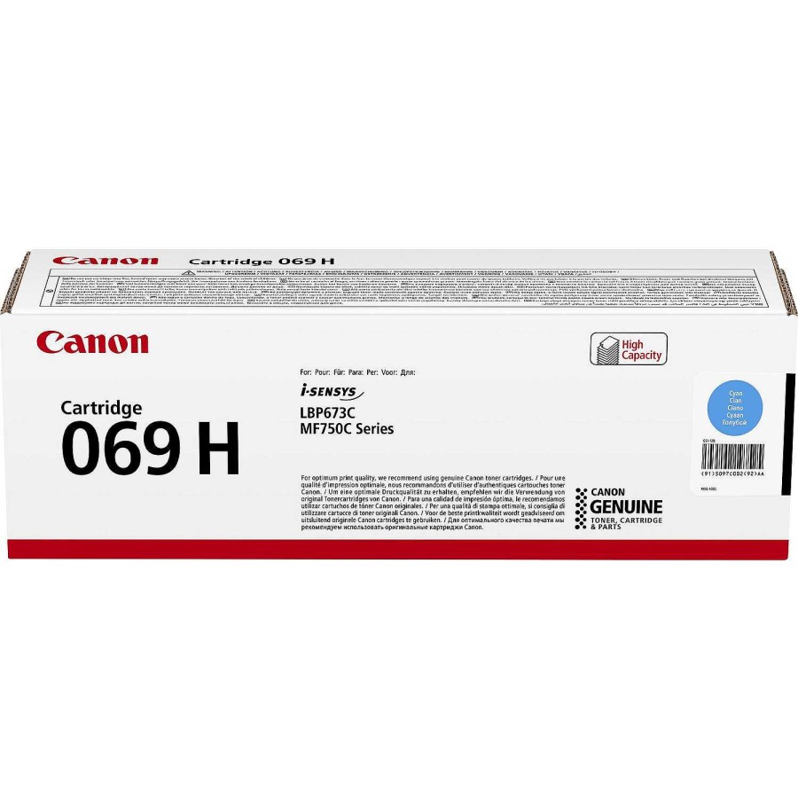 Canon Cartuccia Toner Ciano Canon 069H Toner