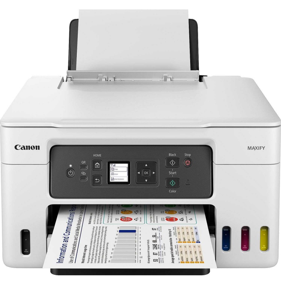 Canon Stampante Wireless 3 In 1 Inkjet Ricaricabile Megatank Canon Maxify Gx3050 Stampanti Per Home Office E Piccoli Uffici