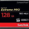 Canon Scheda Di Memoria Sandisk Extreme Pro Compactflash, 160 Mb/S, 128Gb Accessori Per Fotocamera