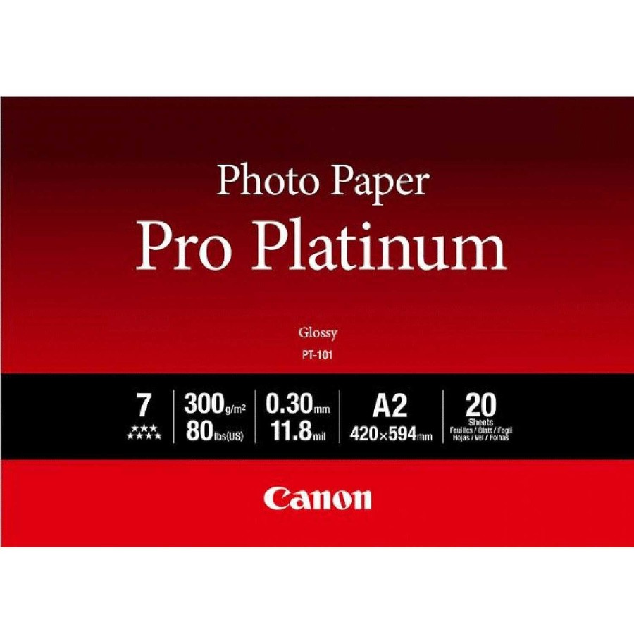 Canon Carta Fotografica Canon Pro Platinum Pt-101 A2 - 20 Fogli Carta